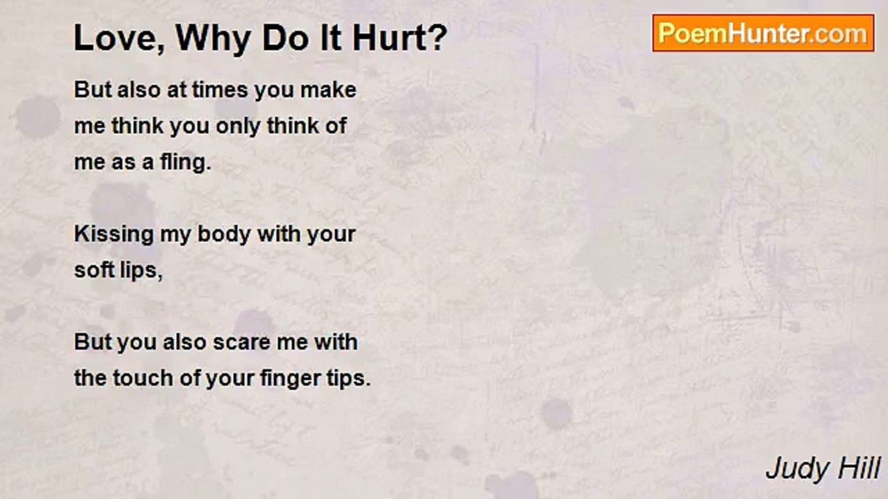 Judy Hill - Love, Why Do It Hurt?