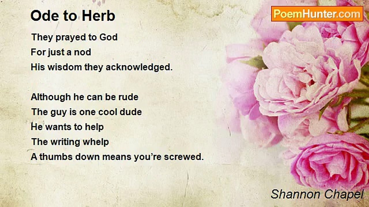 Shannon Chapel - Ode to Herb