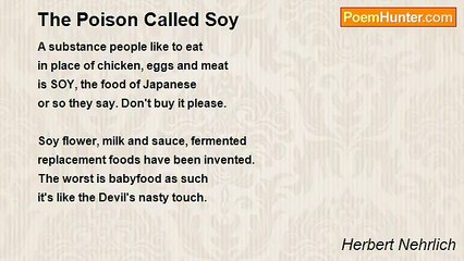 Herbert Nehrlich - The Poison Called Soy