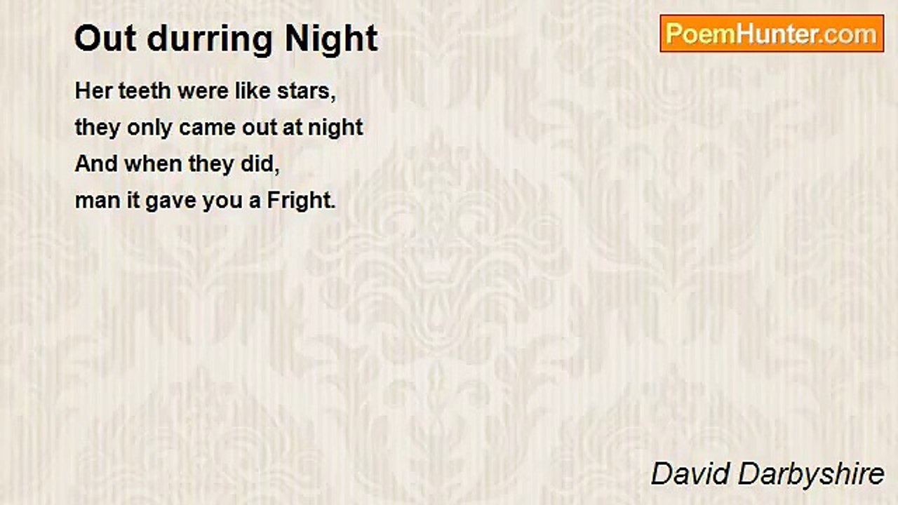 David Darbyshire - Out durring Night