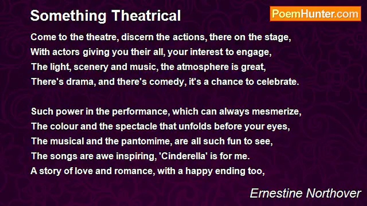 Ernestine Northover - Something Theatrical
