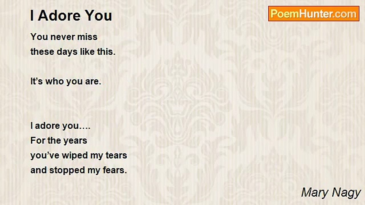 Mary Nagy - I Adore You