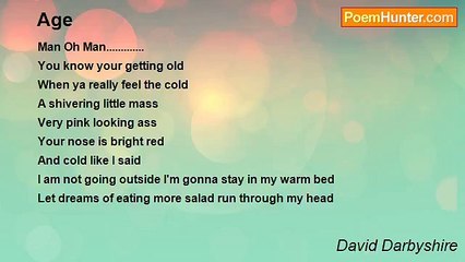 David Darbyshire - Age