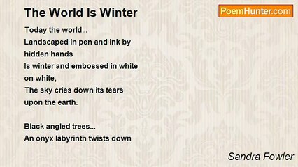 Sandra Fowler - The World Is Winter