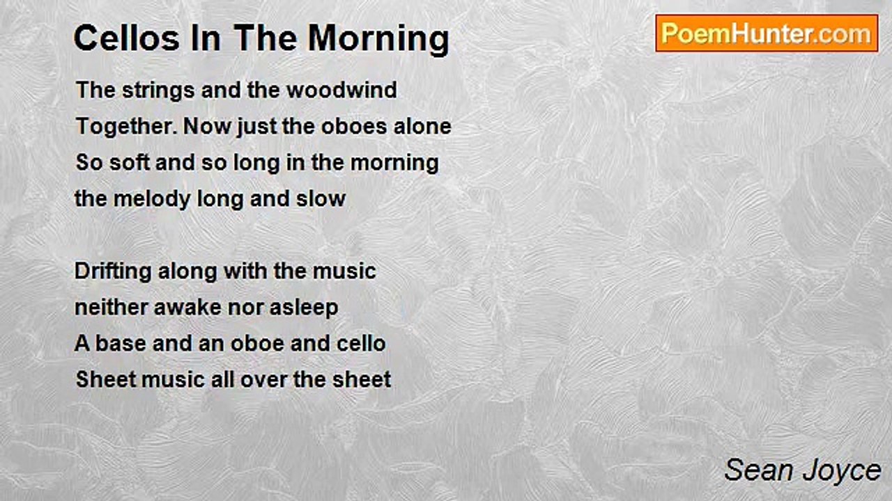 Sean Joyce - Cellos In The Morning