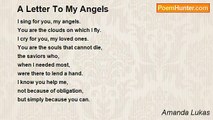 Amanda Lukas - A Letter To My Angels