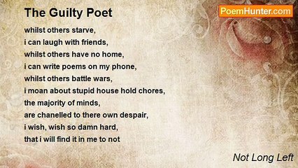 Not Long Left - The Guilty Poet