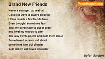 tiyler durden - Brand New Friends