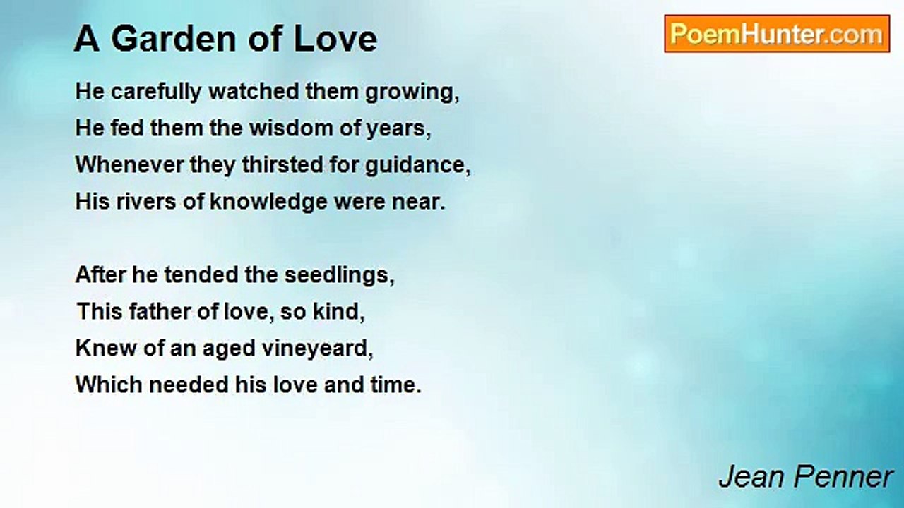 Jean Penner - A Garden of Love