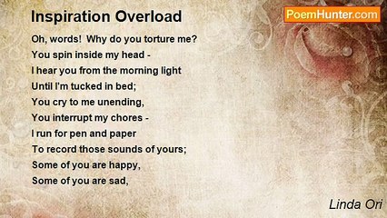 Linda Ori - Inspiration Overload