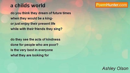 Ashley Olson - a childs world