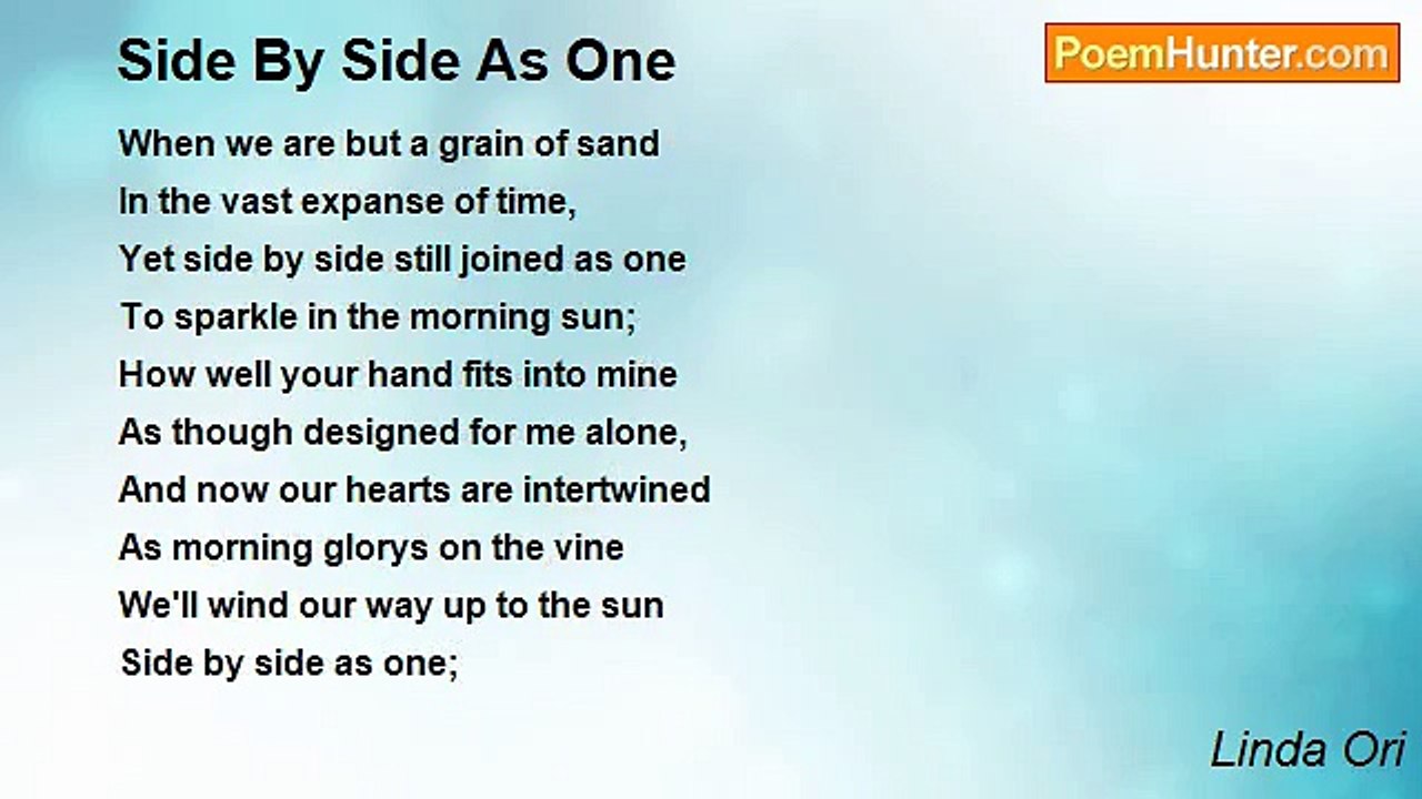 Linda Ori - Side By Side As One