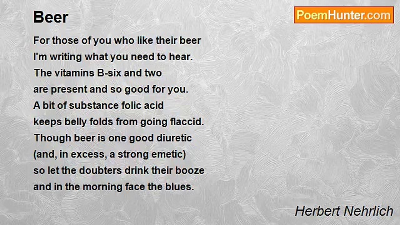 Herbert Nehrlich - Beer