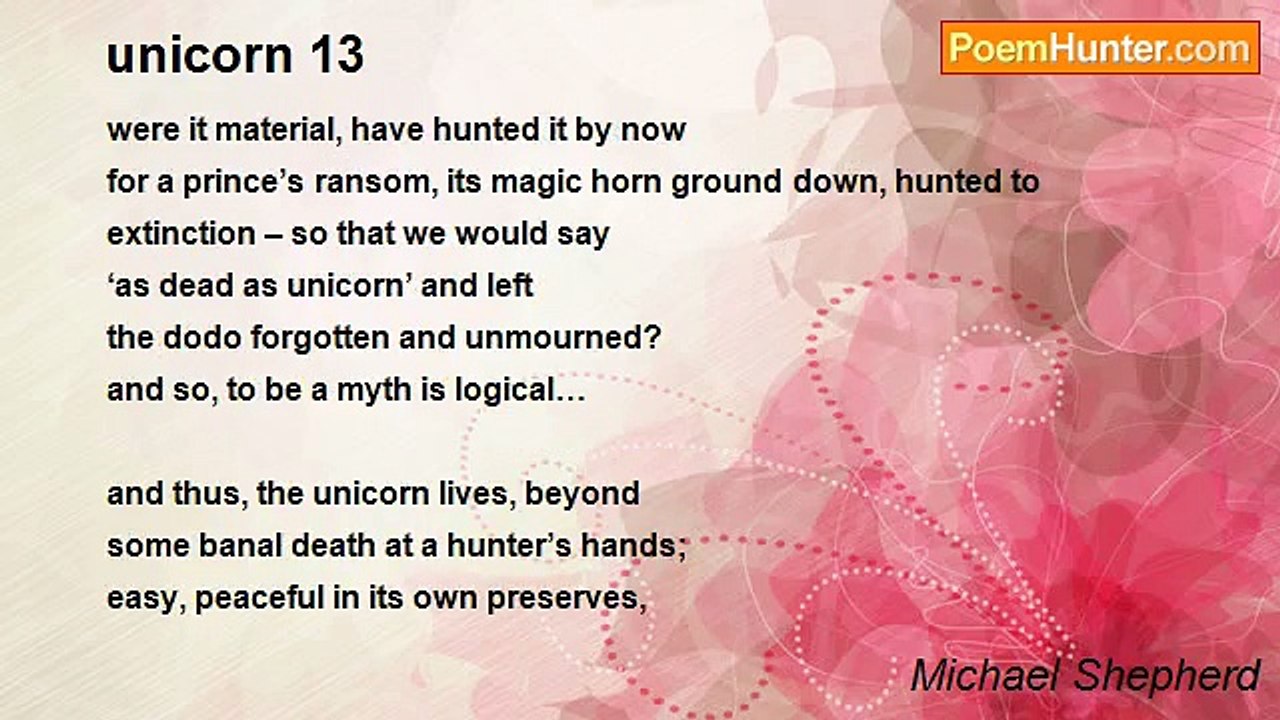 Michael Shepherd - unicorn 13