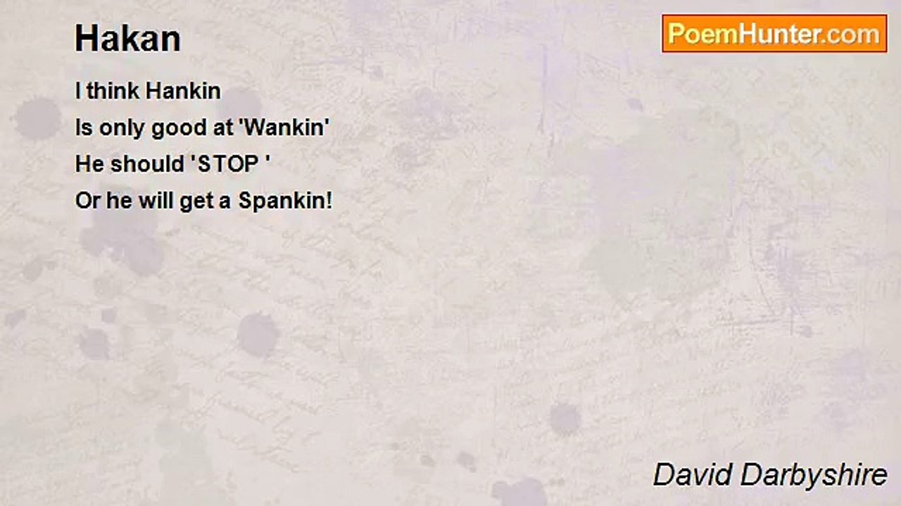 David Darbyshire - Hakan