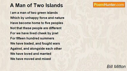 Bill Mitton - A Man of Two Islands