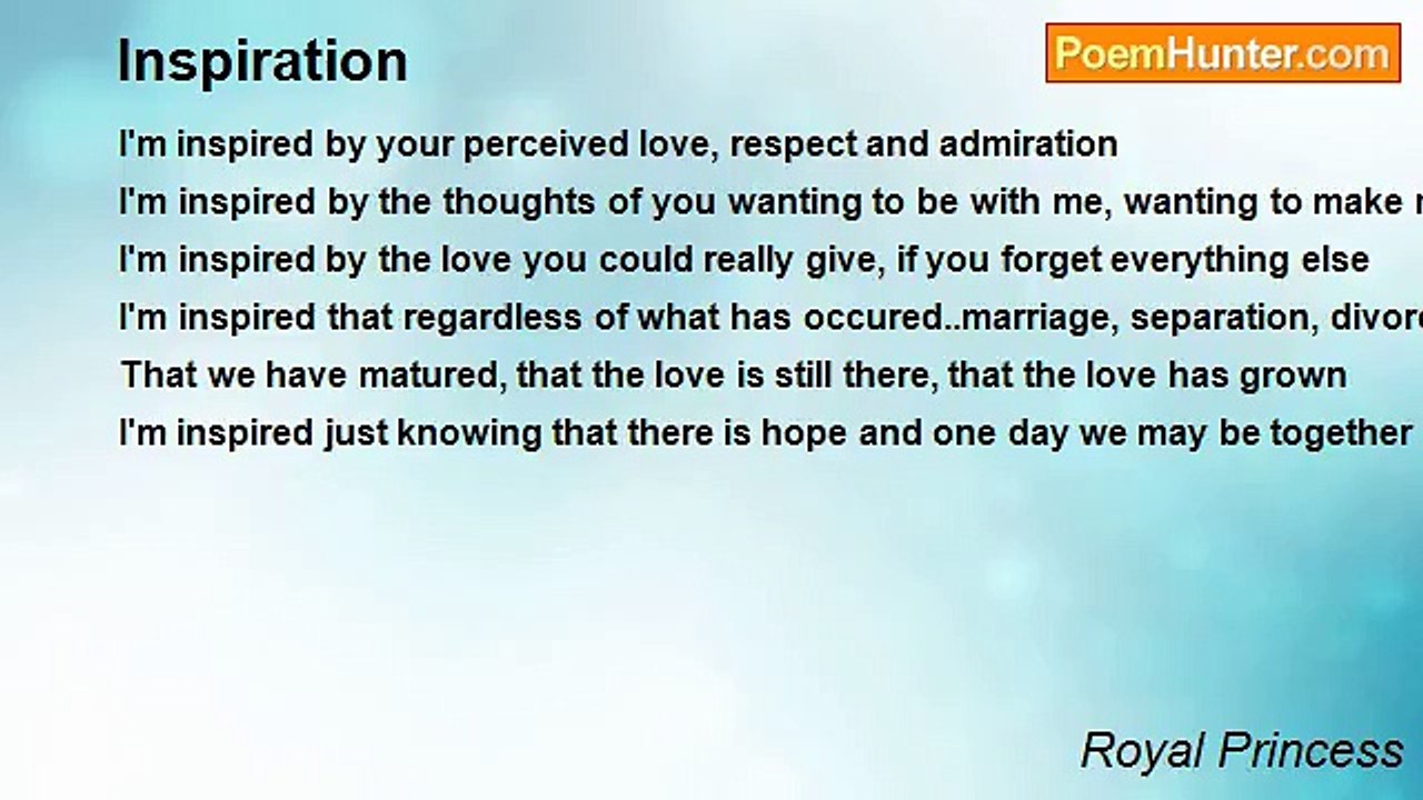 Royal Princess - Inspiration