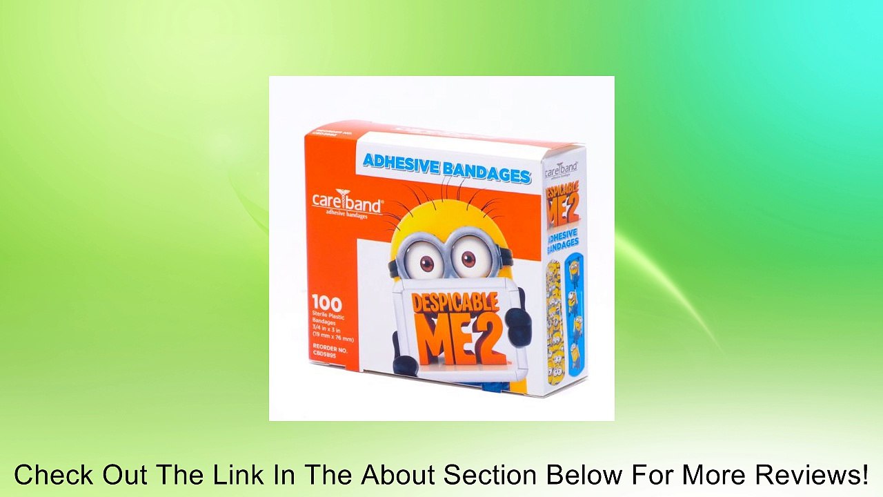 Despicable Me Bandages 3/4x3 100 per box Review