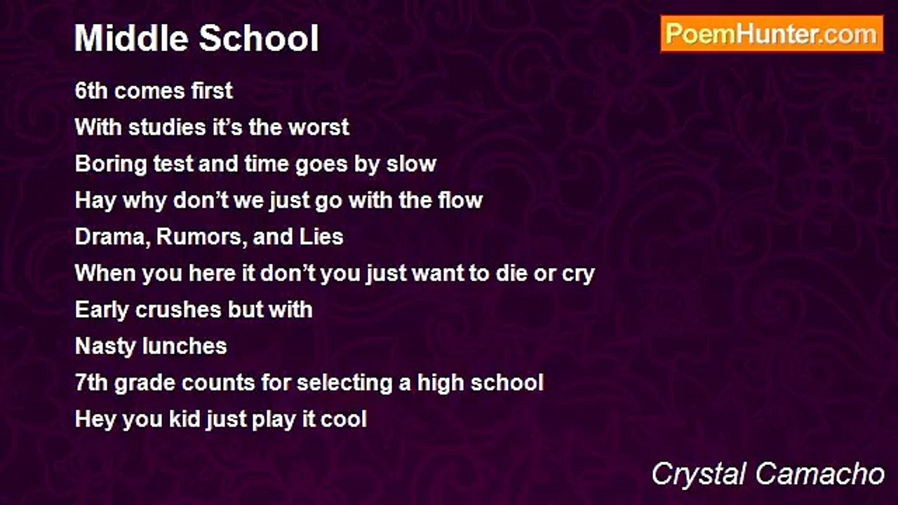 Crystal Camacho - Middle School