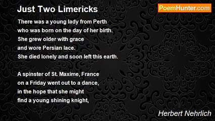 Herbert Nehrlich - Just Two Limericks