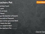 David Darbyshire - Teachers Pet
