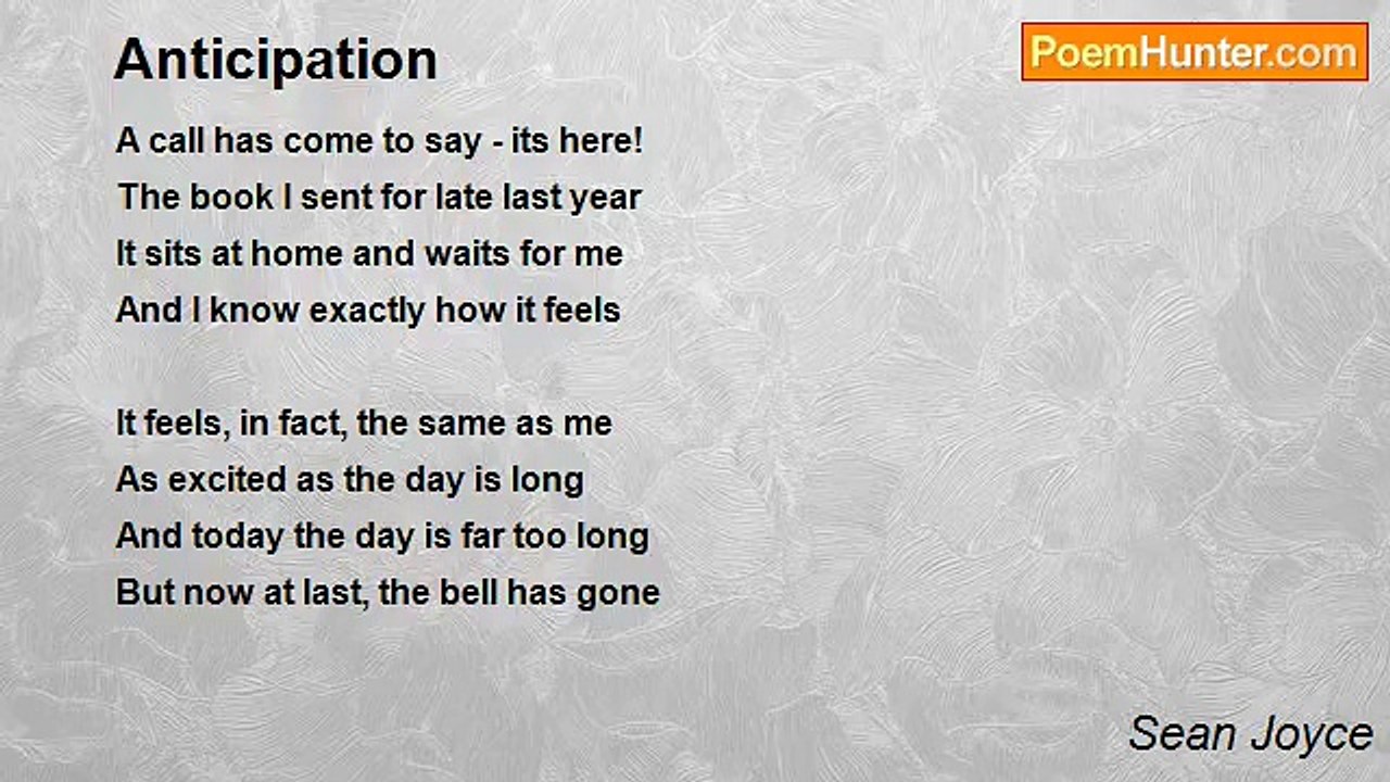 Sean Joyce - Anticipation