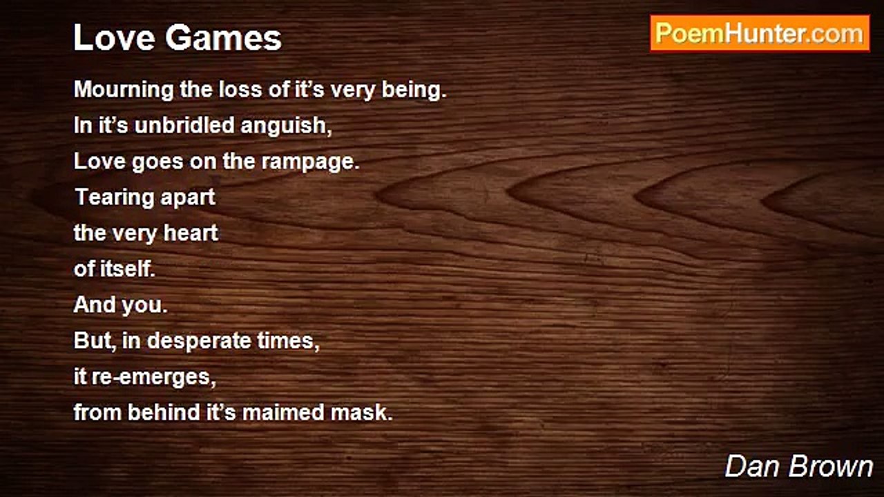 Dan Brown - Love Games