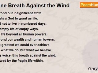 Gary Bryson - *One Breath Against the Wind