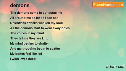 adam cliff - demons