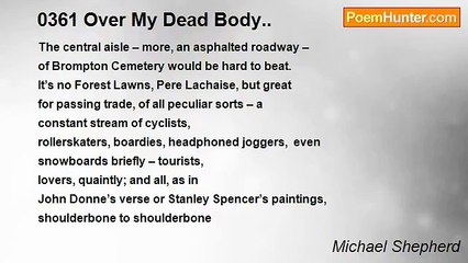 Michael Shepherd - 0361 Over My Dead Body..