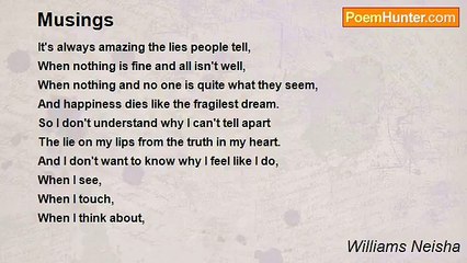 Williams Neisha - Musings