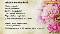Sylvia Chidi - What is my destiny?