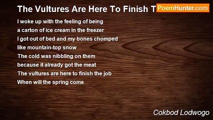 Theorem The Truth Serum - The Vultures Are Here To Finish The Job