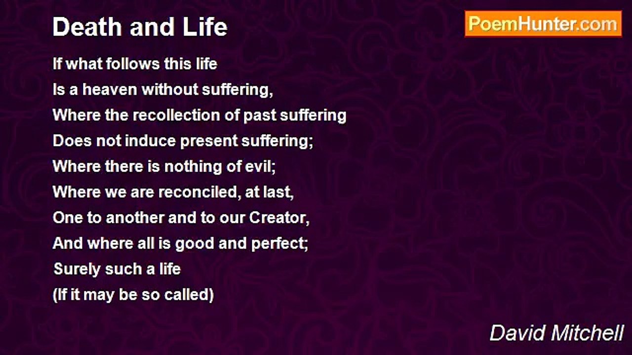 David Mitchell - Death and Life