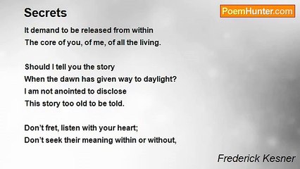 Frederick Kesner - Secrets