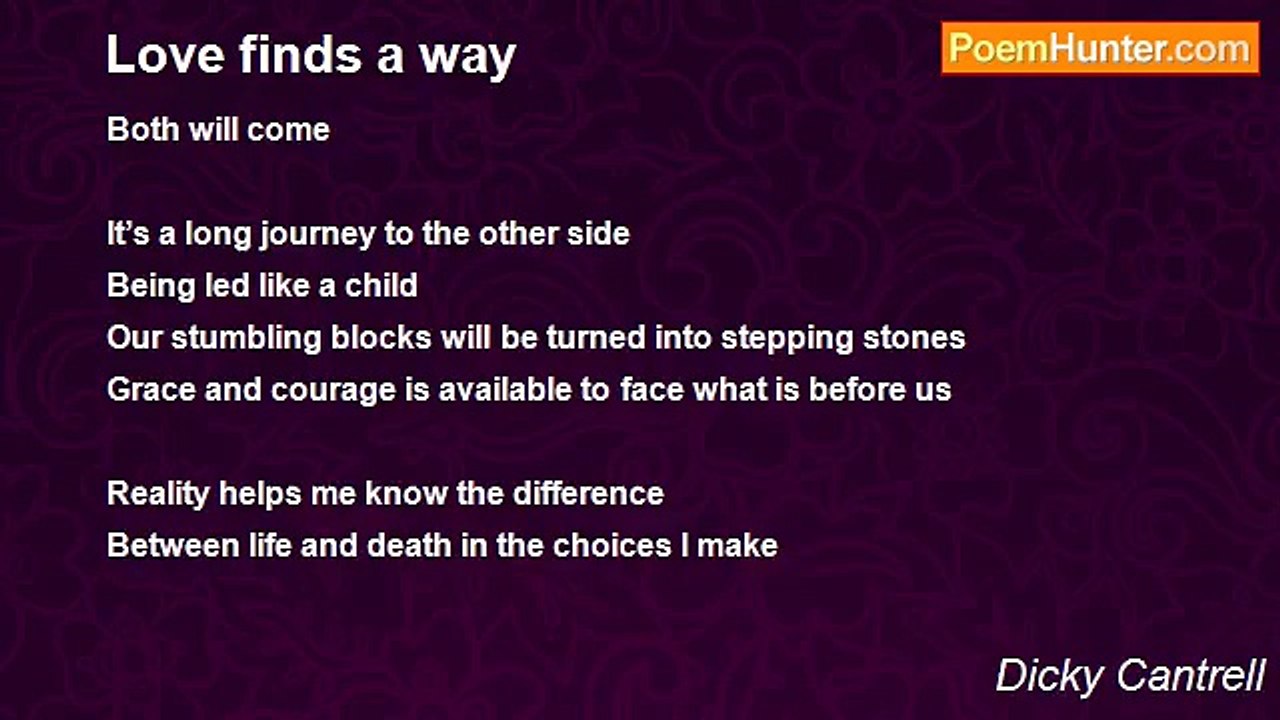 Dicky Cantrell - Love finds a way