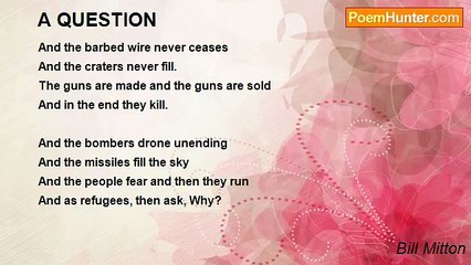 Bill Mitton - A QUESTION