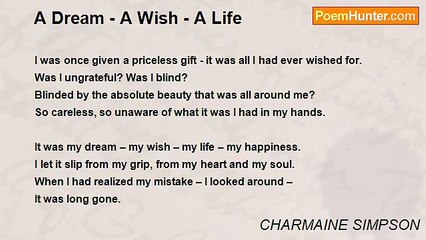 CHARMAINE SIMPSON - A Dream - A Wish - A Life