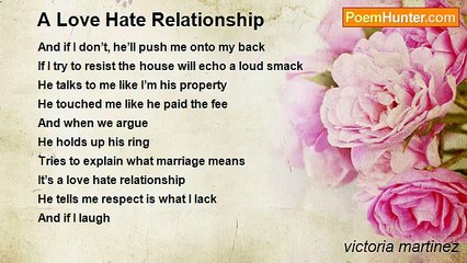 victoria martinez - A Love Hate Relationship