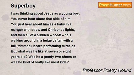 Professor Poetry Hound - Superboy