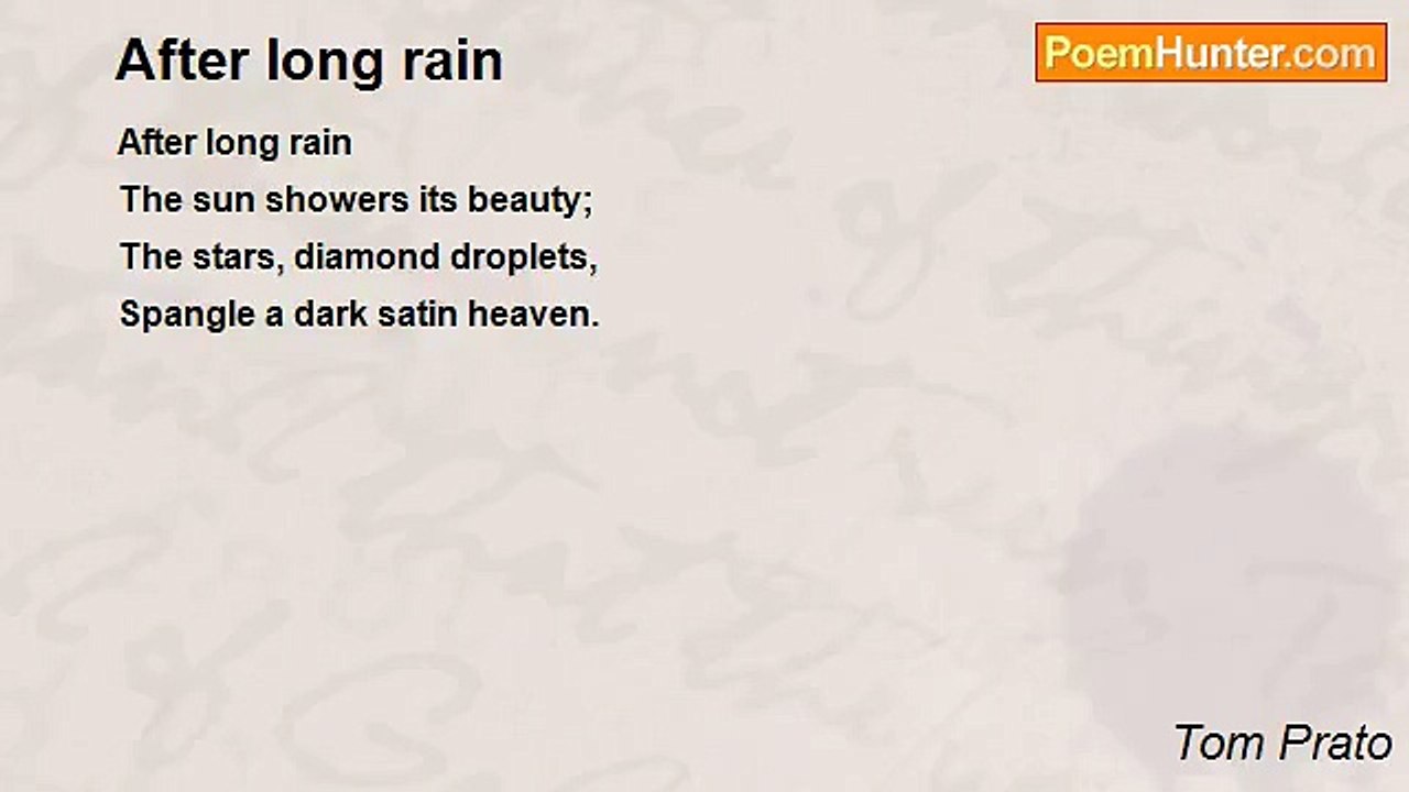 Tom Prato - After long rain