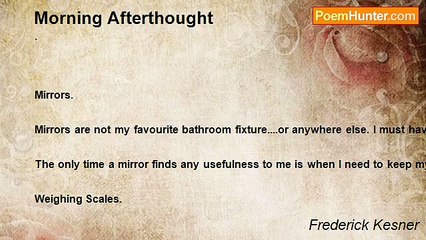 Frederick Kesner - Morning Afterthought