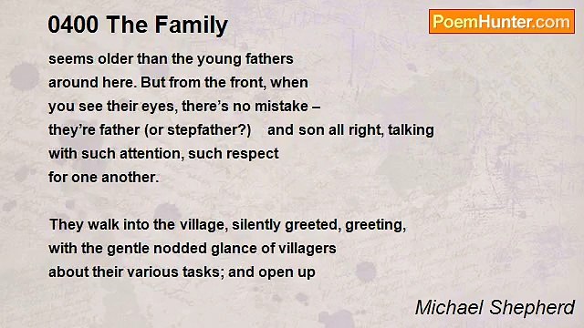 Michael Shepherd - 0400 The Family