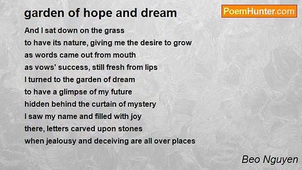 Beo Nguyen - garden of hope and dream