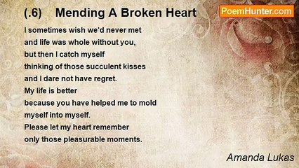 Amanda Lukas - (.6)    Mending A Broken Heart