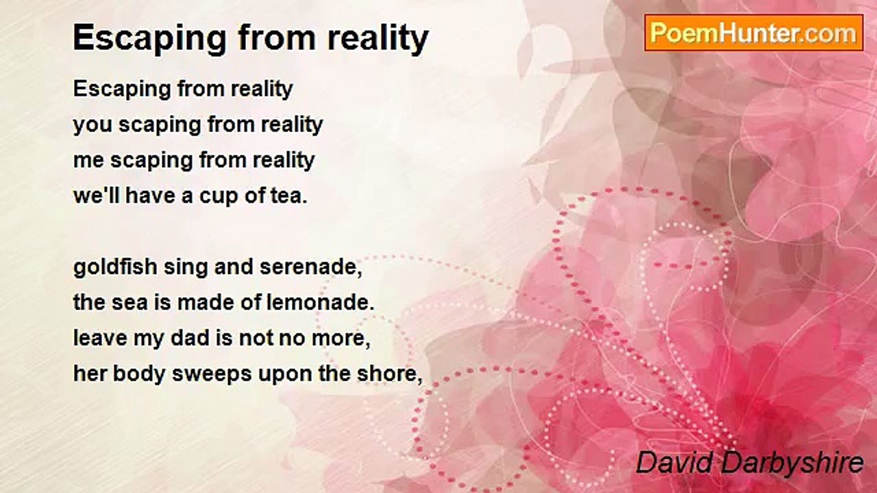 David Darbyshire - Escaping from reality