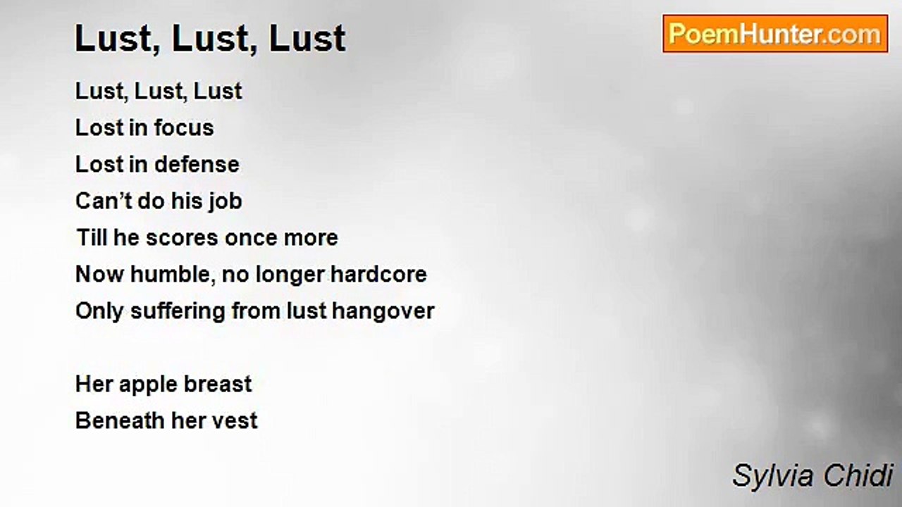 Sylvia Chidi - Lust, Lust, Lust