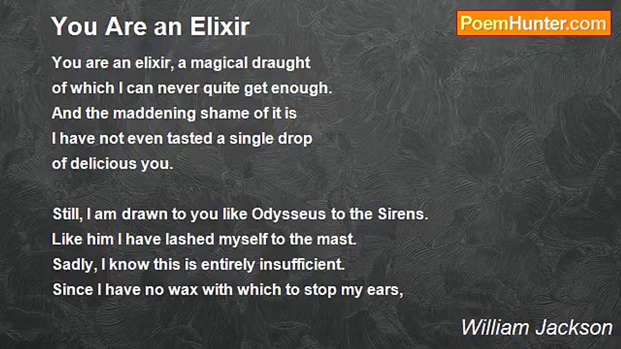William Jackson - You Are an Elixir