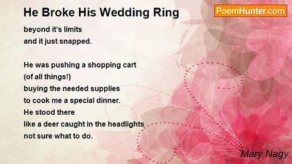 Mary Nagy - He Broke His Wedding Ring