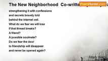 Mary Nagy - The New Neighborhood  Co-written by Rusty Daily and Mary Nagy